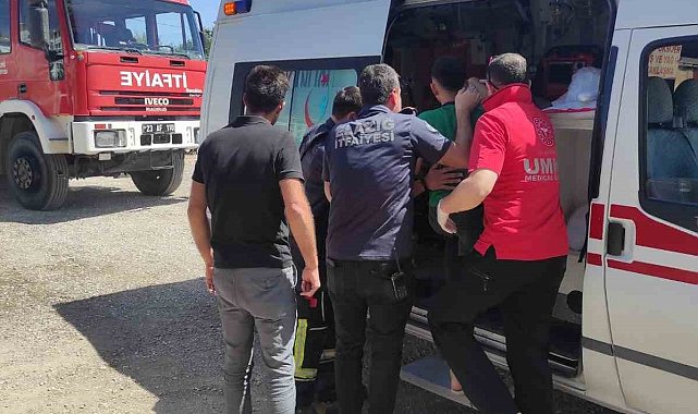 Elazığ'da 14 yaşındaki çocuk elini fıstık makinesine kaptırdı, 5 parmağı koptu