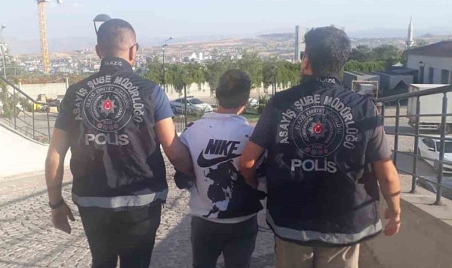 Elazığ'da 22 yıl kesinleşmiş hapis cezası bulunan şahıs yakalandı