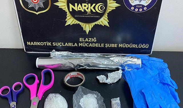 Elazığ'da 38 suç kaydı bulunan şüpheli tutuklandı