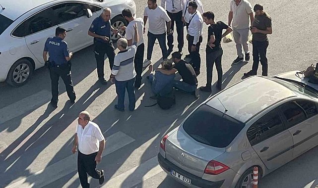 Elazığ'da minibüsün çarptığı kadın yaralandı