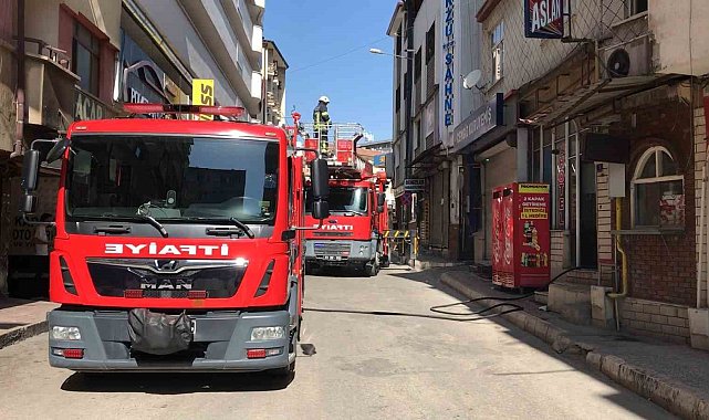 Elazığ'da otel yangını