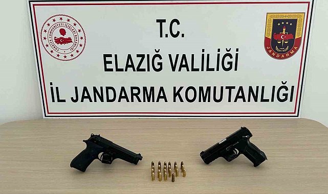 Elazığ'da ruhsatsız silah operasyonu