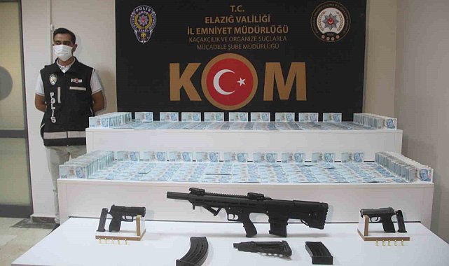 Elazığ'da sahte para ve silah ticaretine yönelik operasyon: 6 gözaltı