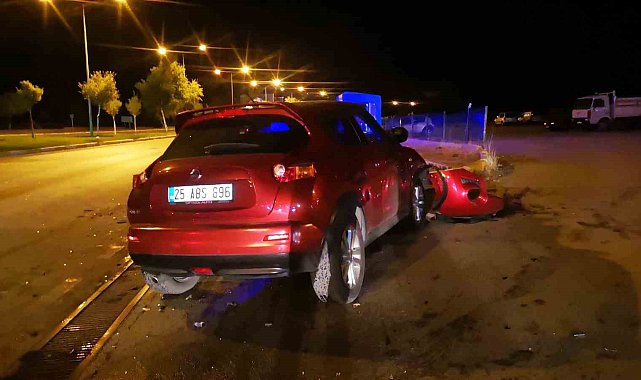 Erzurum'da trafik kazası: 1 yaralı