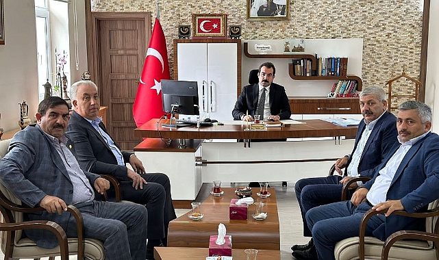 Görevine başlayan Kaymakam Akköz'e ziyaret