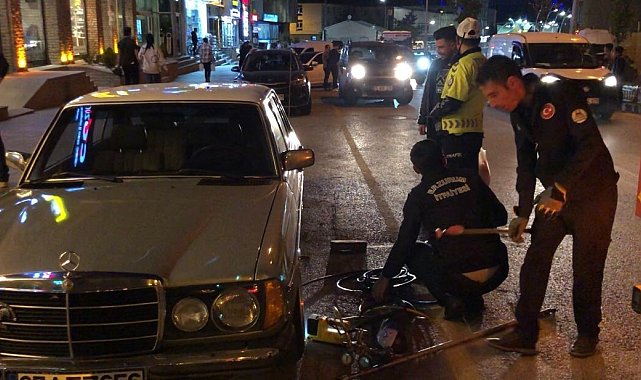 İtfaiyeden kedi kurtarma operasyonu