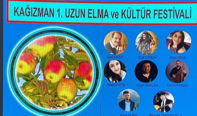 Kağızman 1. Uzun Elma ve Kültür Festivali yapılacak
