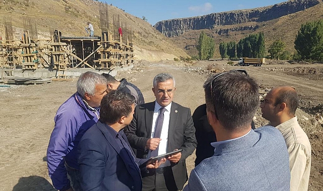 Kars Atık Su Toplama ve Arıtma Tesisi inşaatı devam ediyor