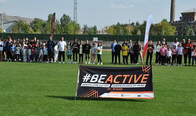 Kars'ta Avrupa Spor Haftası etkinliği