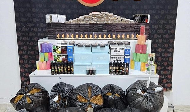 Kars'ta kaçak tütün operasyonu