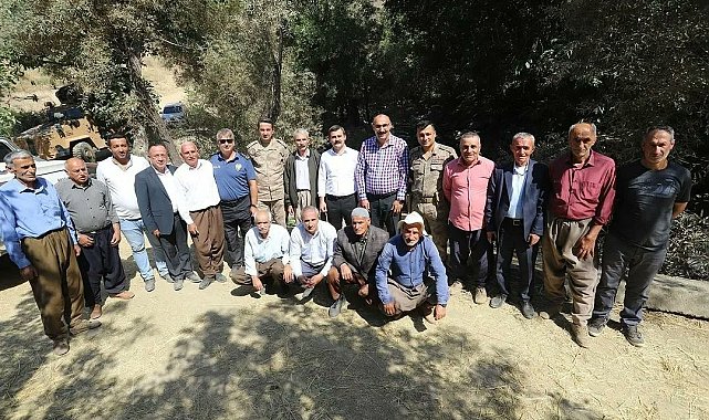 Kaymakam Kumcu, Kazan bölgesindeki köyleri ziyaret etti