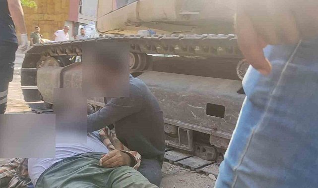 Kepçeyle kamyon arasına sıkışan işçi feci şekilde can verdi