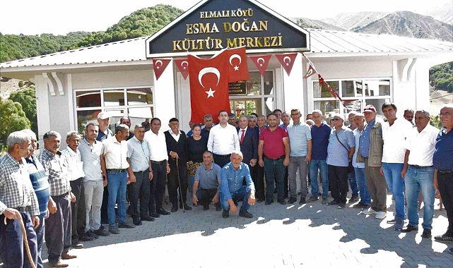 Köyde kültür merkezi açıldı