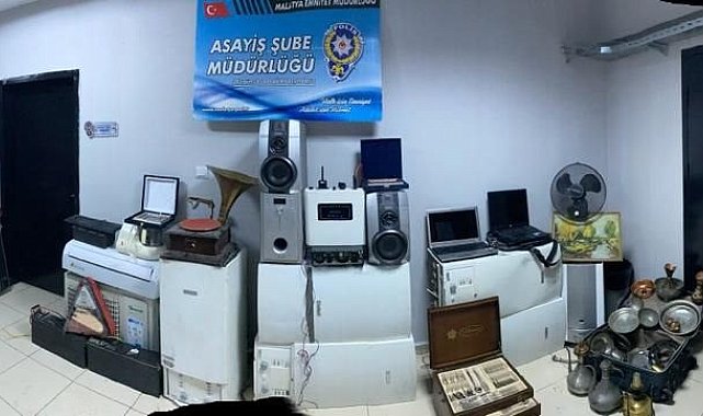 Malatya'da 12 hırsızlık zanlısı gözaltına alındı