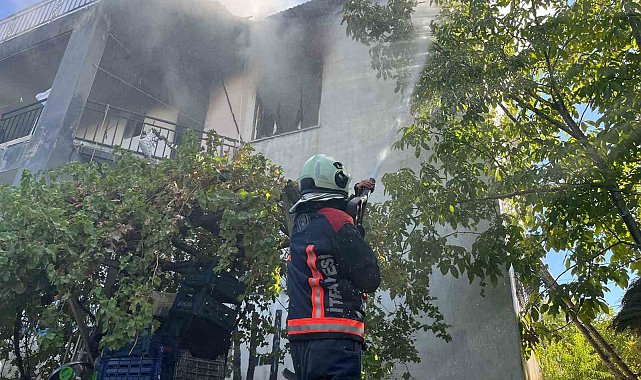 Malatya'da ev yangını