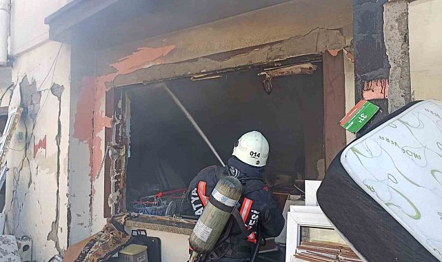 Malatya'da ev yangını