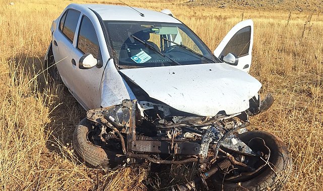 Malatya'da otomobil takla attı 1 yaralı