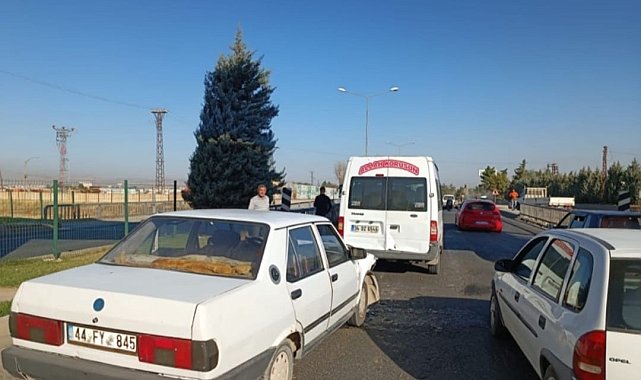 Malatya'da zincirleme kaza: 5 yaralı