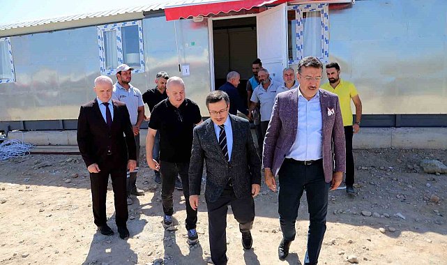 Milletvekili Tüfenkci, Vagon Kent'te incelemelerde bulundu