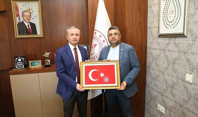 Özel Eğitim Konfederasyonu Genel Başkanı Kılıç, Ağrı Milli Eğitim Müdürü Kökrek ile görüştü