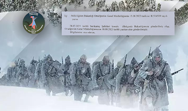 Sarıkamış Şehitleri okullarda mı işlenecek? Çalışma başlatıldı...