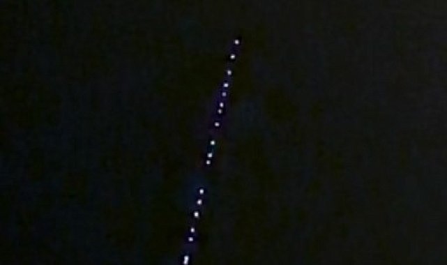 Starlink uyduları Ahlat semalarında görüntülendi