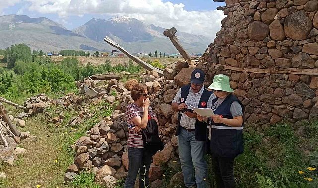 Tunceli'de hasar tespit çalışmaları tamamlandı