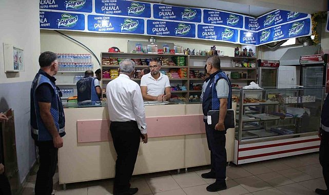 Tuşba Belediyesi ekiplerinden kantin denetimi