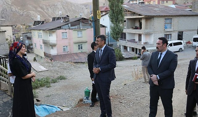 Vali Çelik, vatandaşın talebini yerinde inceledi