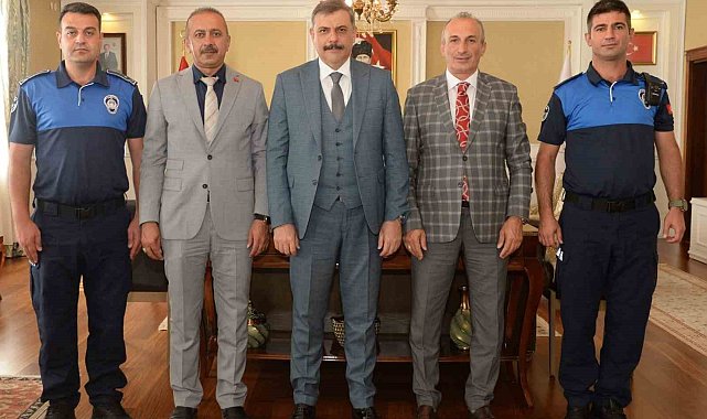 Vali Çiftçi'den zabıtalara kutlama