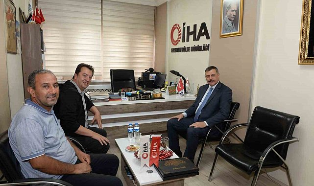Vali Mustafa Çiftçi'den İHA'ya ziyaret
