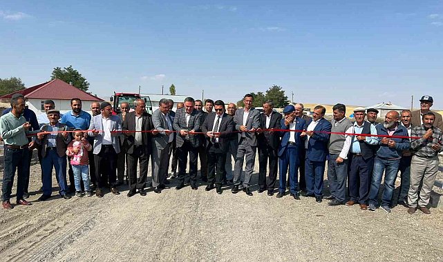 Yapımı tamamlanan Gündüzlü köyü köprüsü törenle açıldı