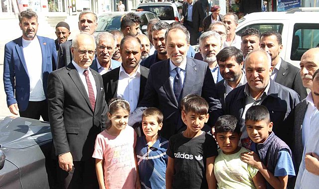Yeniden Refah Partisi Genel Başkanı Erbakan Bingöl'de