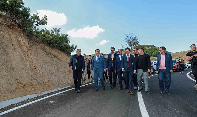 Yol çalışmalarını inceleyen Vali Usta: ''İnsanımız her türlü hizmetin en iyisine layık''