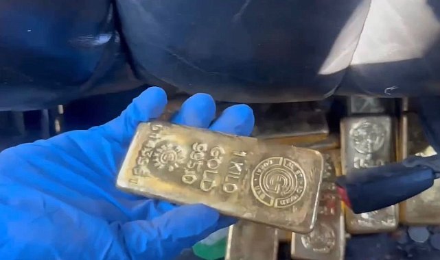 Yüksekova'da 28 kilo külçe altın ele geçirildi