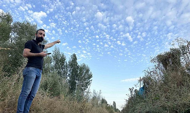 Yüksekova'da 'Sirrokümülüs bulutları' görsel şölen sundu