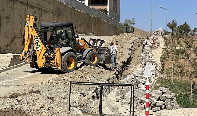 Yüksekova'da doğalgaz çalışması devam ediyor