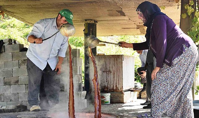 150-200 yıldır doğal yollarla yapılan üzüm pekmezine yoğun ilgi