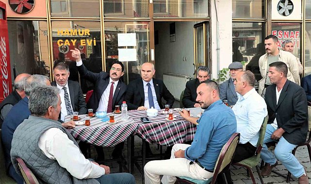 Ağrı Valisi Koç, Hamur ilçesinde ziyaret ve inceleme turu yaptı