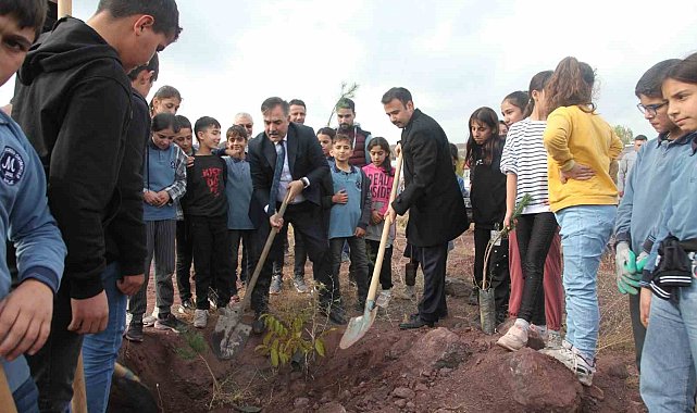 Ahlat'ta 2023 fidan dikildi