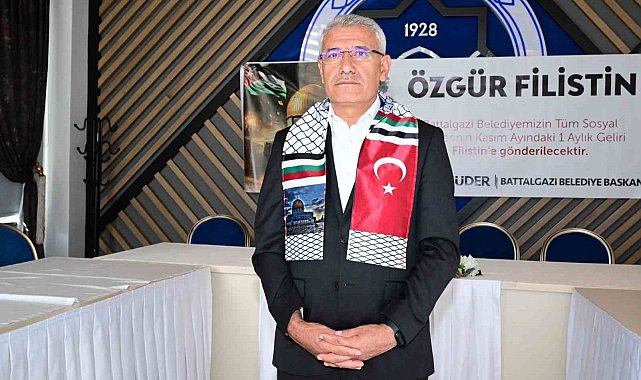 Battalgazi Belediyesi, sosyal tesislerin 1 aylık gelirini Filistin halkına yollayacak