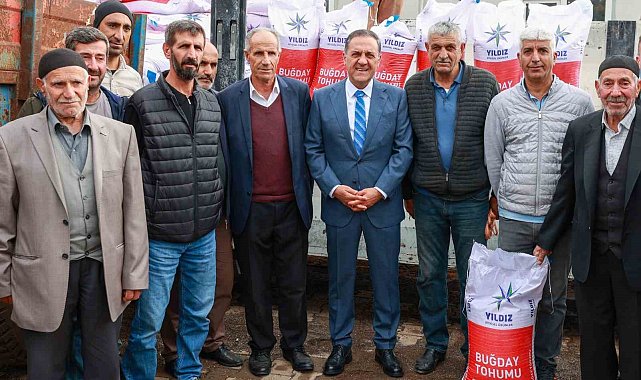 Bingöl'de 400 çiftçiye hibeli buğday tohumu dağıtıldı