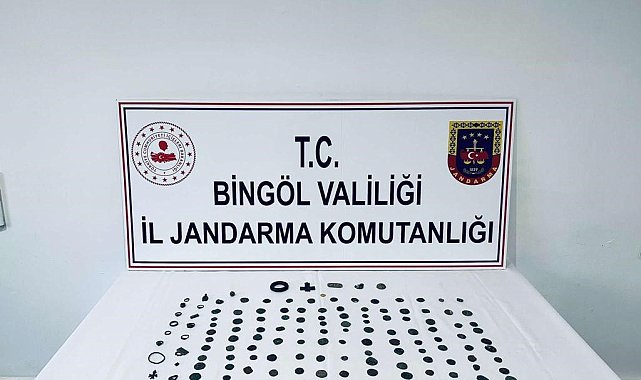 Bingöl'de Osmanlı, Roma ve Bizans dönemine ait 160 adet tarihi eser geçirildi