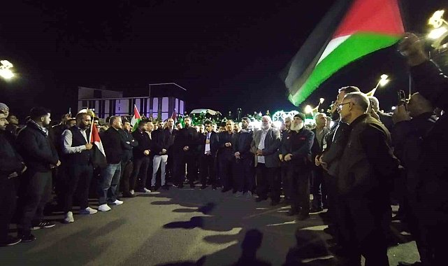 Bingöl'deki STK'lar, İsrail'in saldırılarını protesto etti