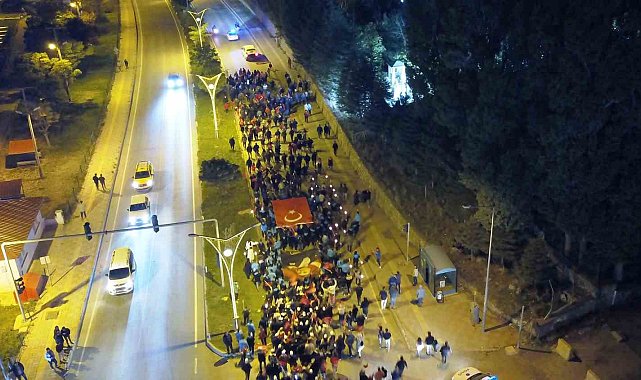Bitlis'te fener alayı yürüyüşü yapıldı