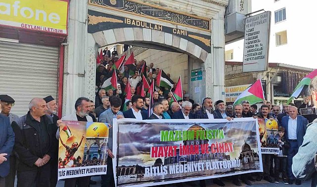 Bitlis'teki STK'lardan Filistin için birlik çağrısı
