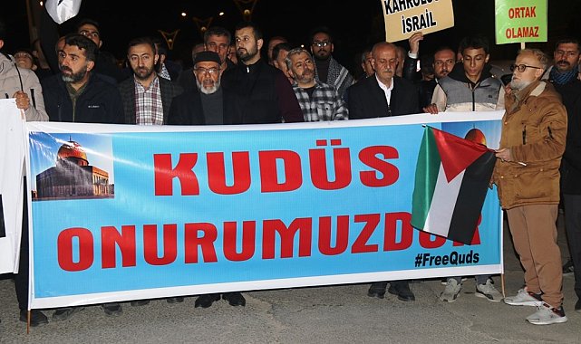 Bitlis'ten İsrail'e kınama