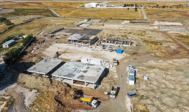 Bölgenin ilk sosyal hizmet kampüsünün inşaatı hızla yükseliyor