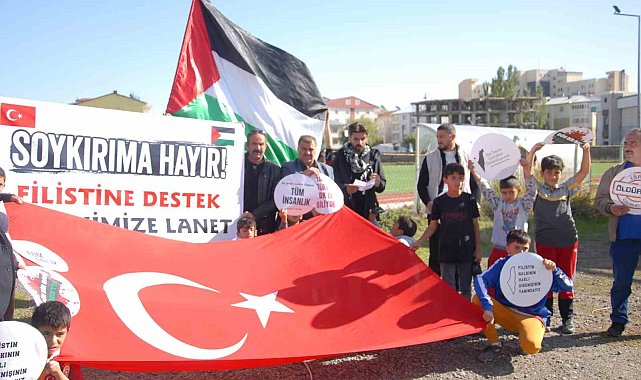 Bulanık'ta İsrail'in Gazze'ye yönelik saldırıları protesto edildi