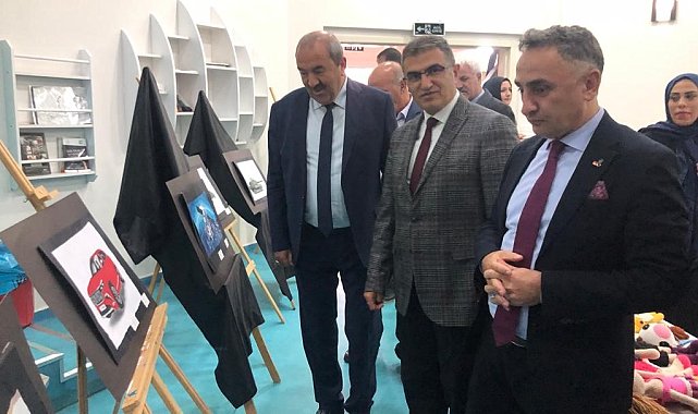 Çocuklar gönüllerinden geçenleri eserlerinde resmetti